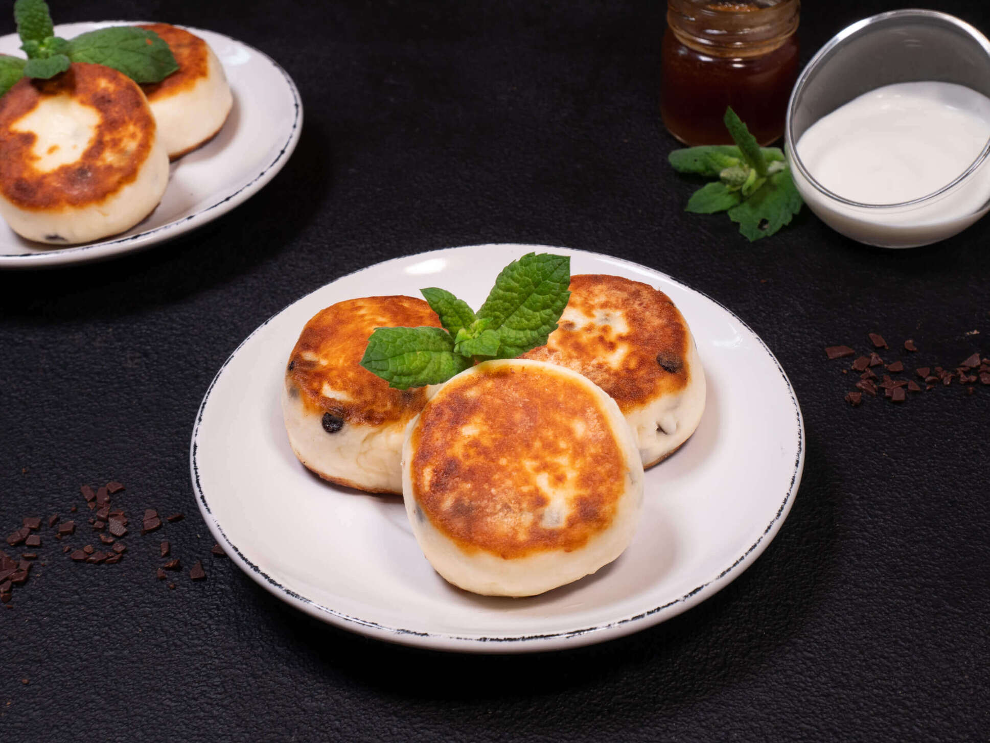 Сирники з шоколадними дропсами