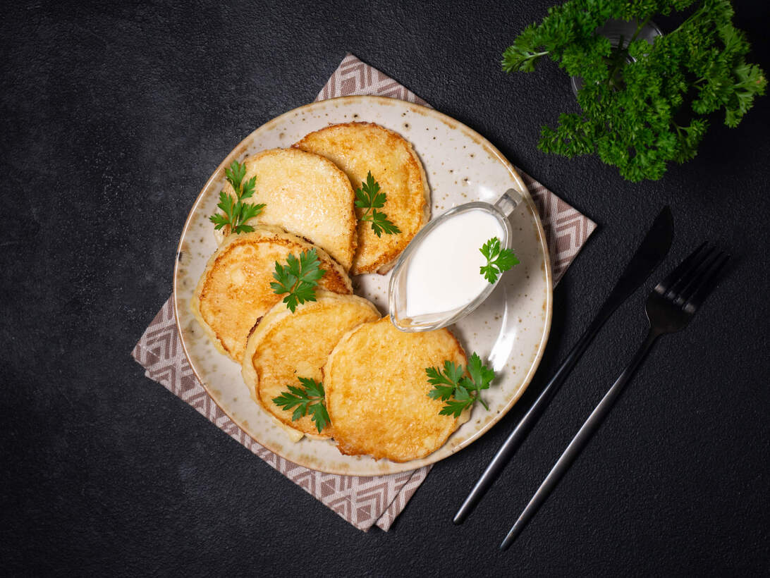 Potato fritters (deruny) VEGA