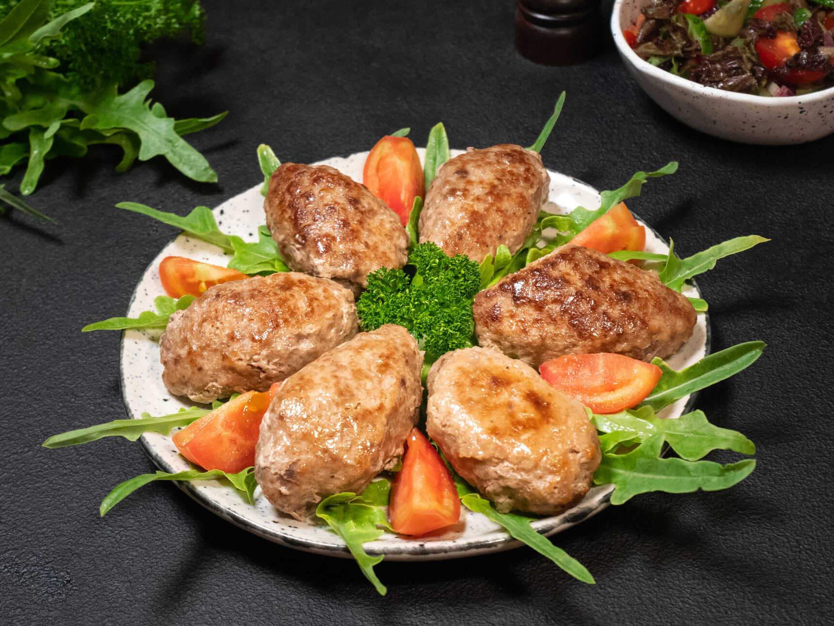 Pork and beef cutlets