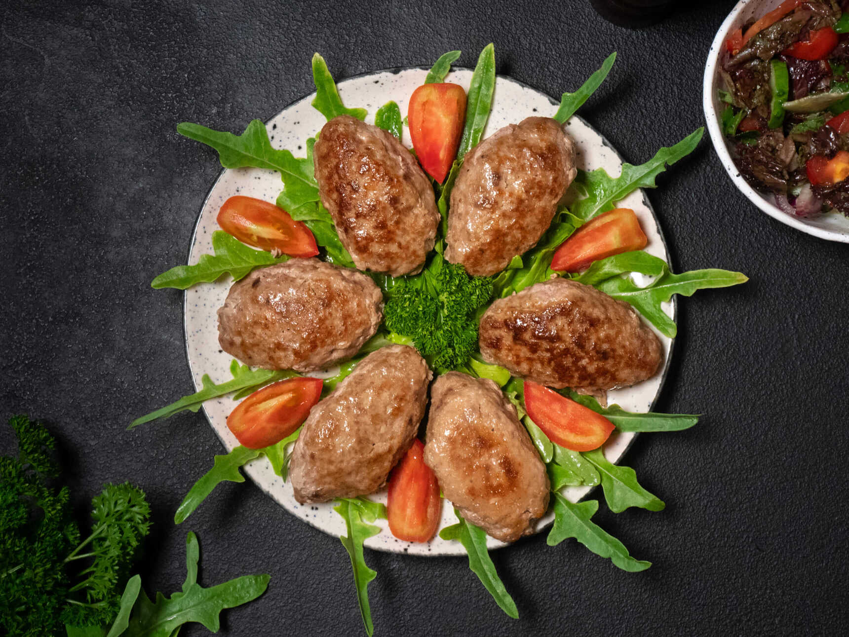 Pork and beef cutlets