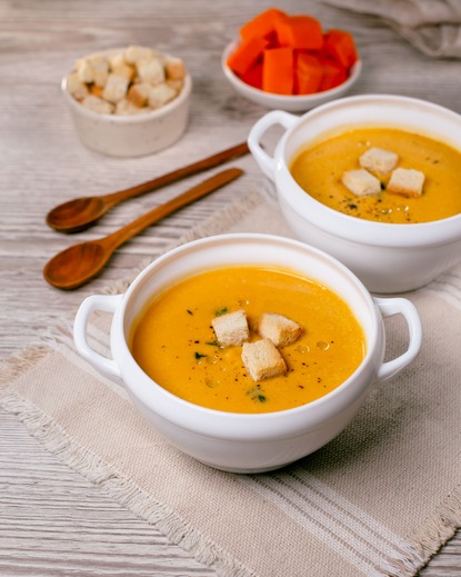 Pumpkin cream soup