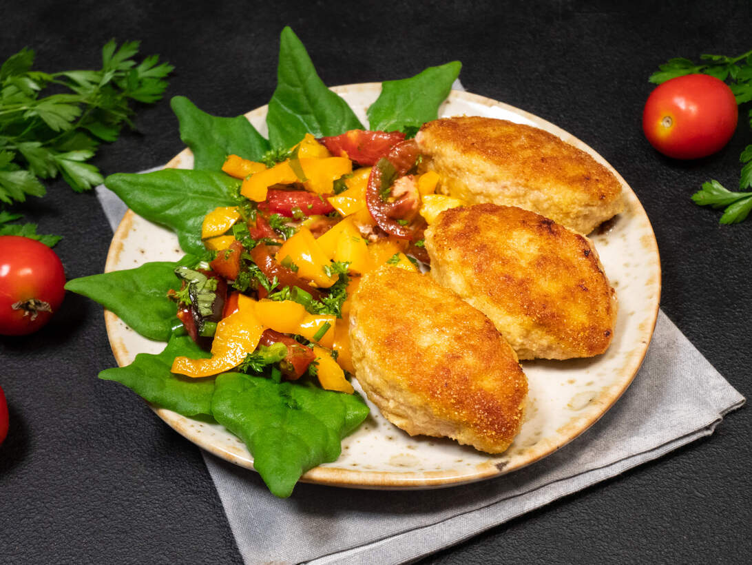 Filetes de carne picada de pavo