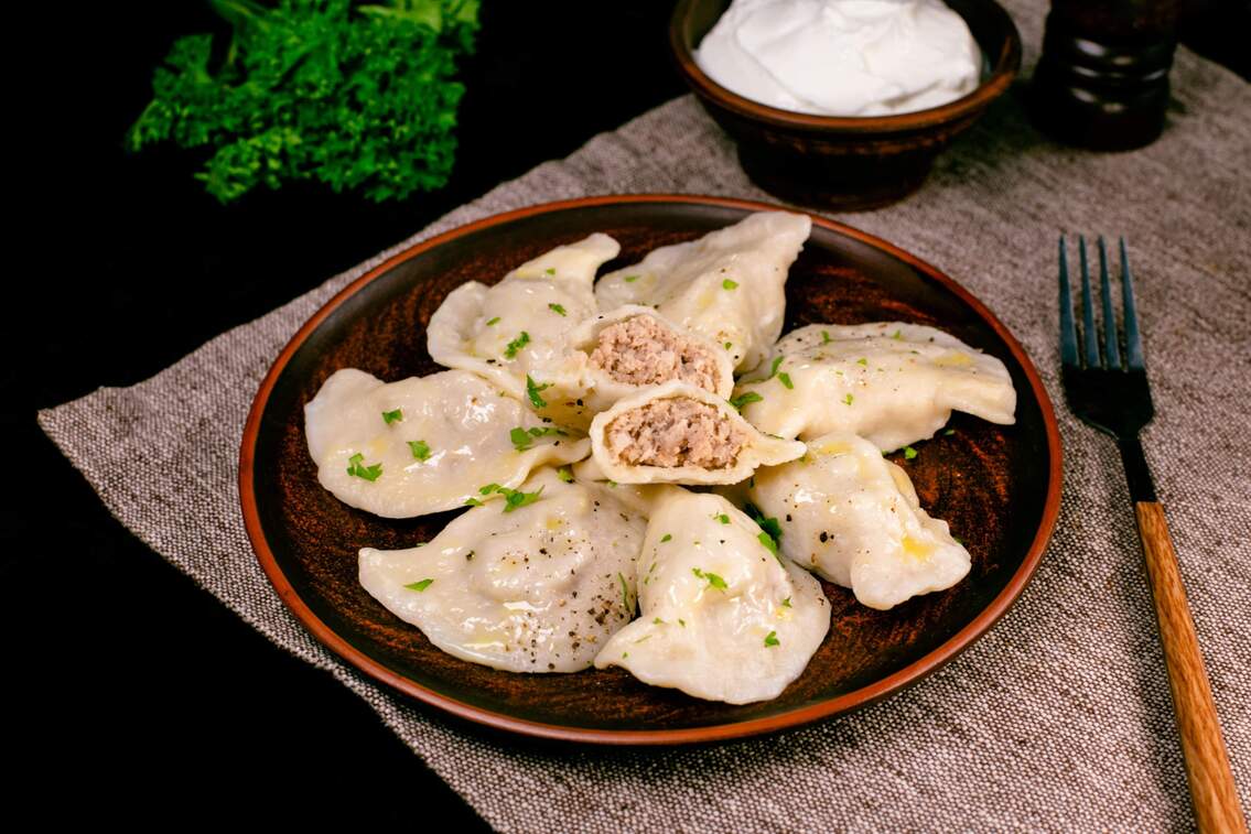 Вареники з яловичиною (без свинини)