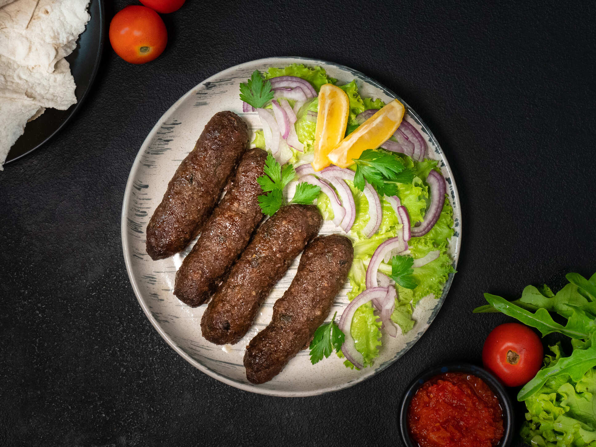 Lamb lyulya kebab