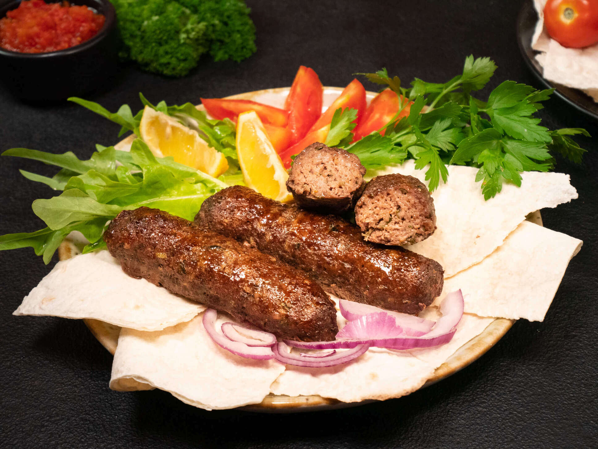 Beef lyulya kebab