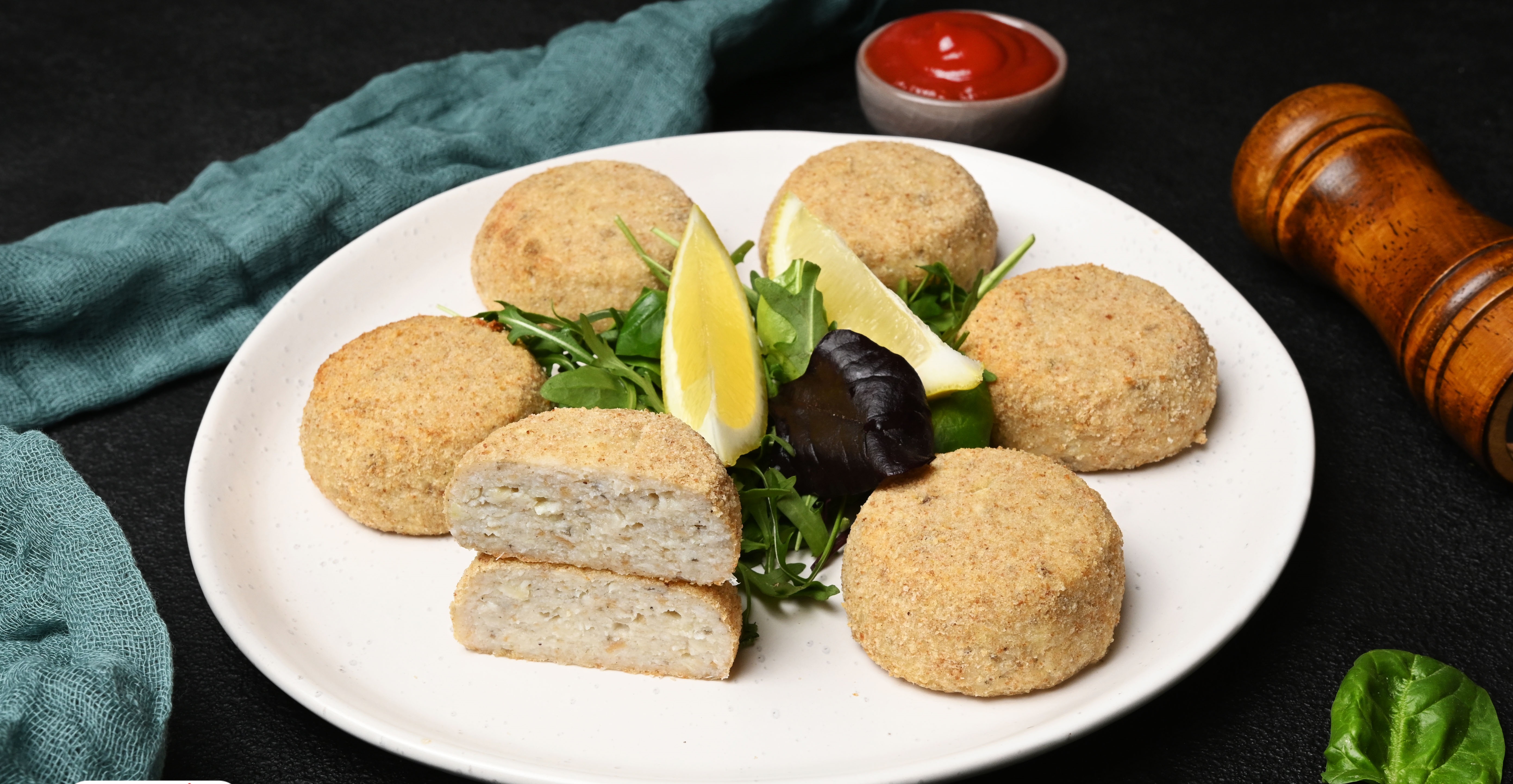 Filetes de carne picada de pescado (Bajo en grasa)