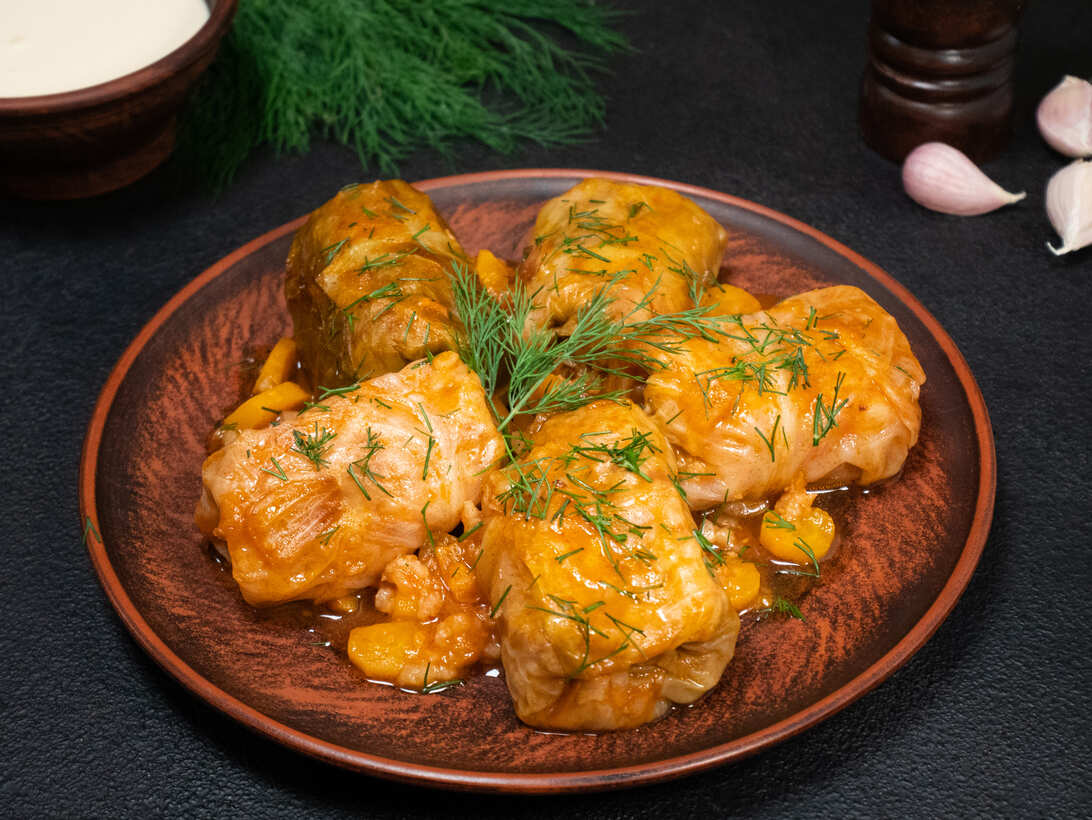 Meat cabbage rolls