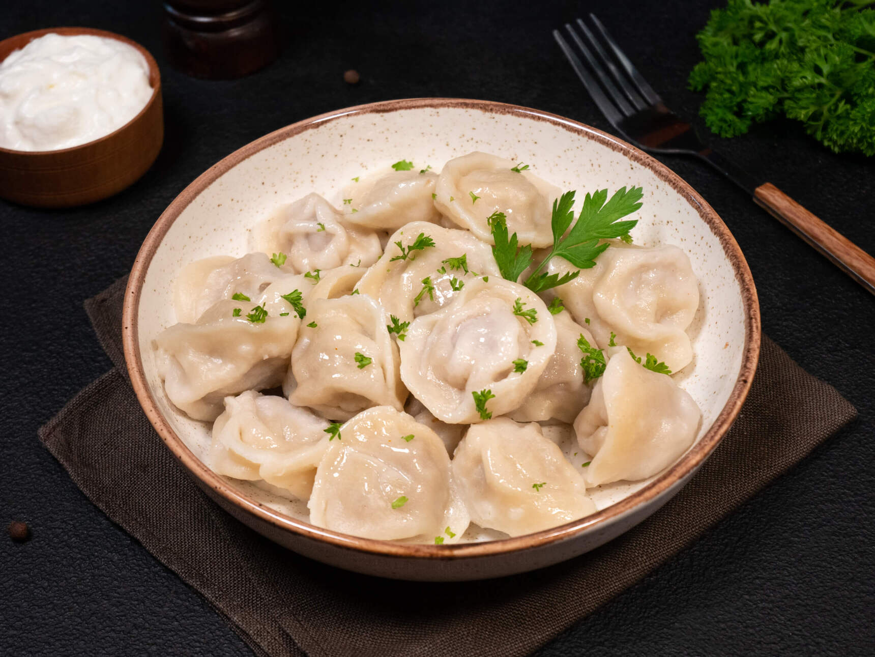 Pelmeni (Maultaschen) "Putenfleisch"