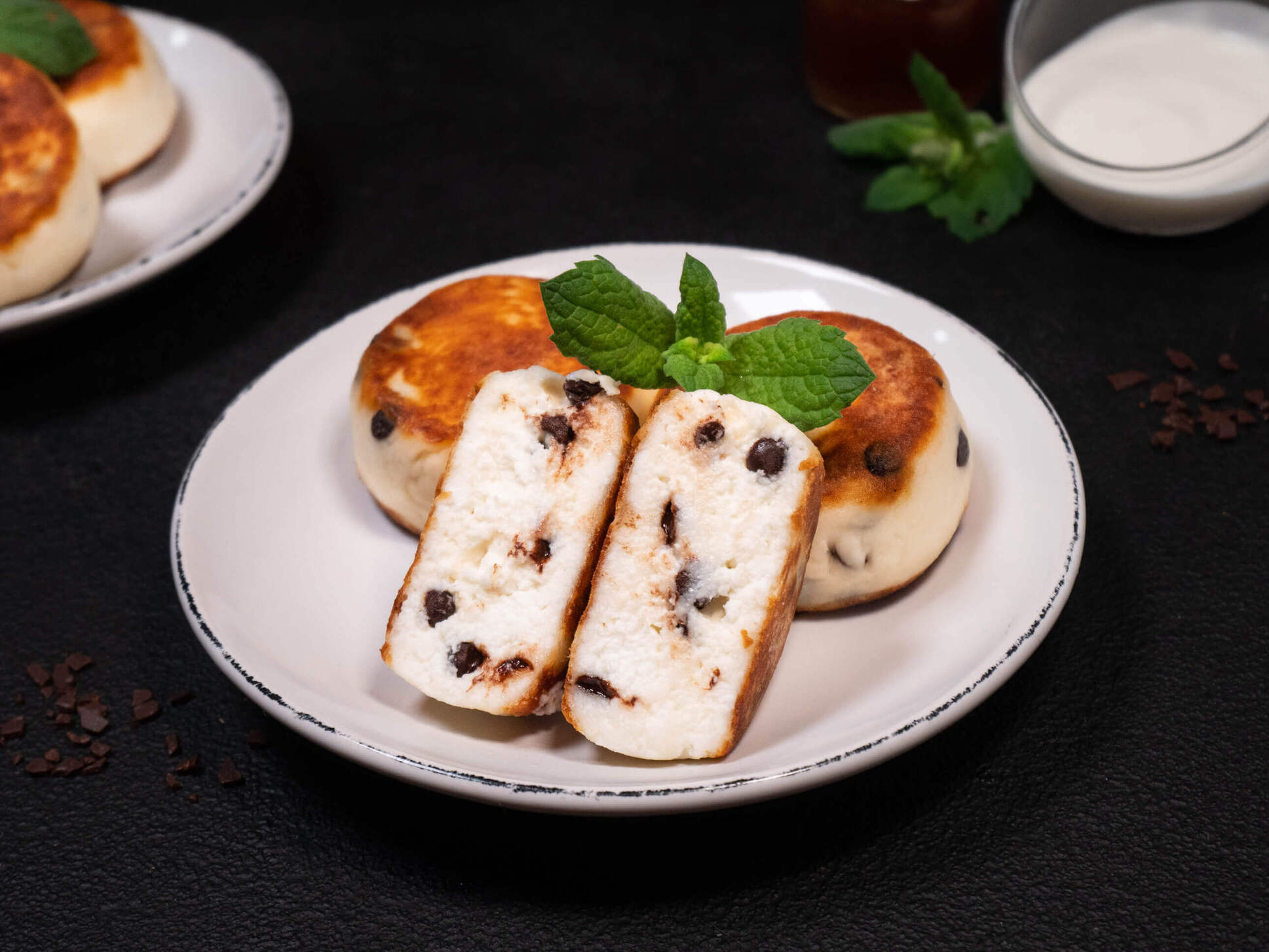 Сирники з шоколадними дропсами