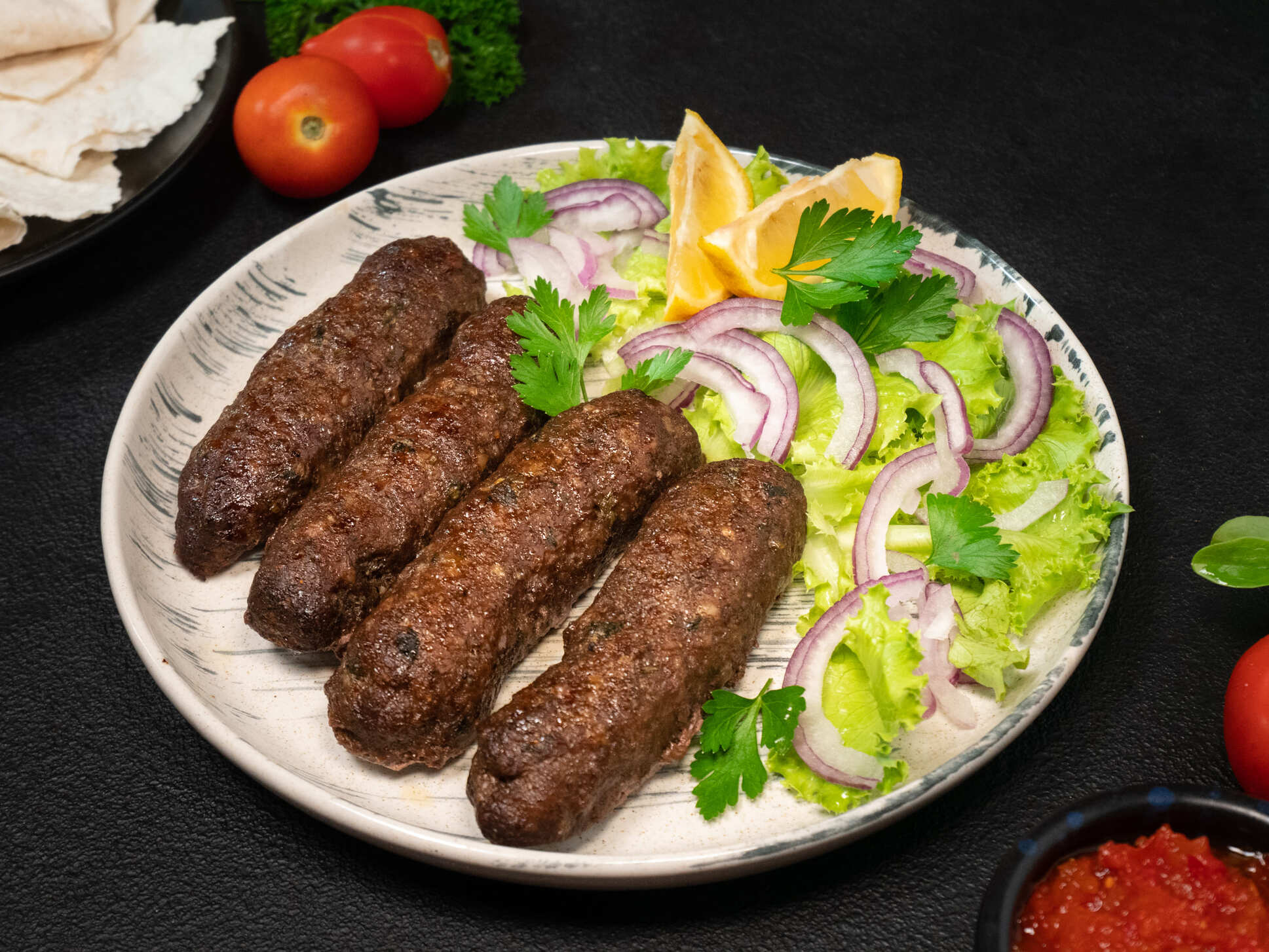 Lamb lyulya kebab