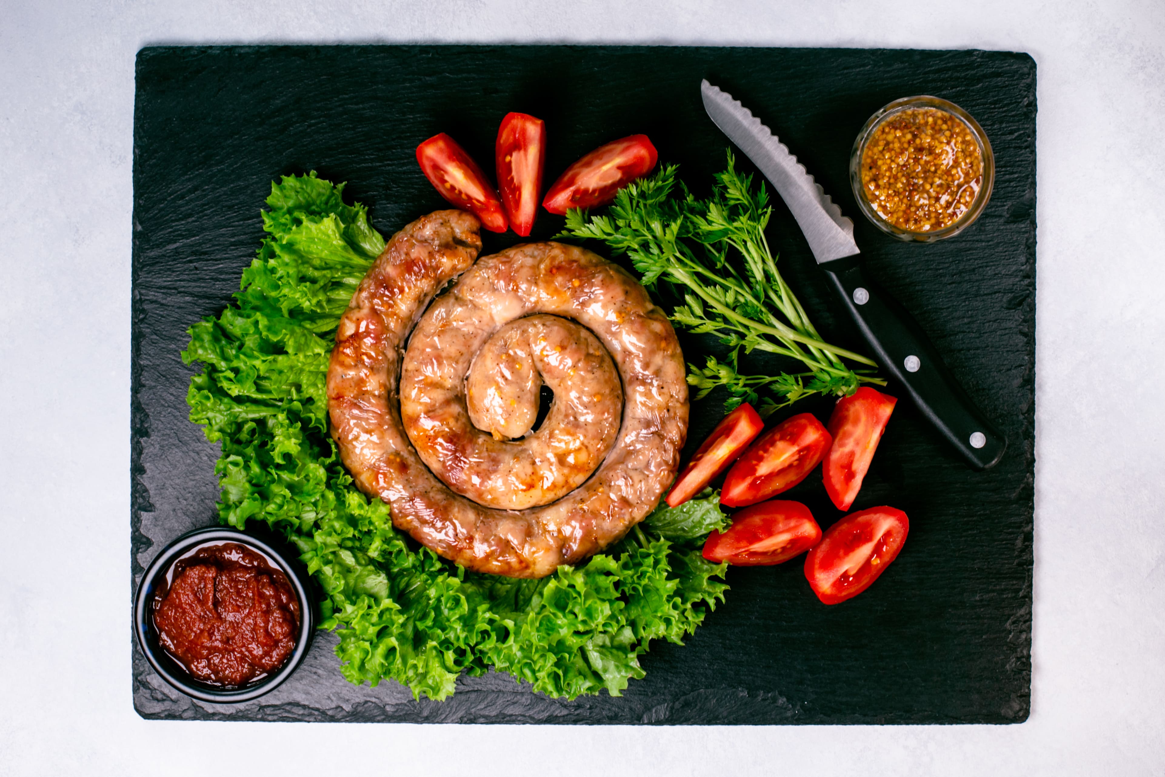 Home-made sausage