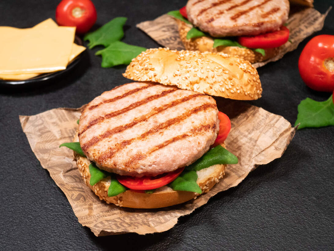 Turkey burger patty