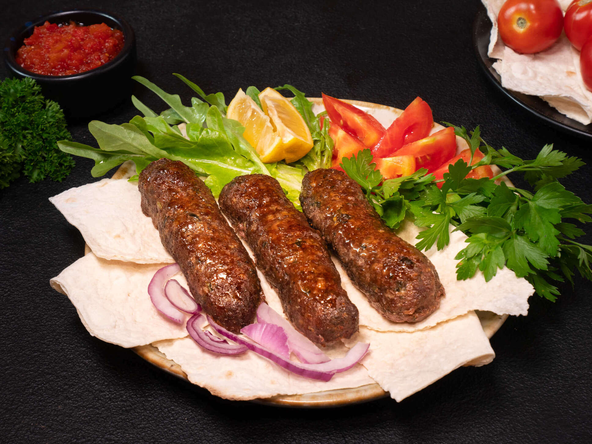 Beef lyulya kebab