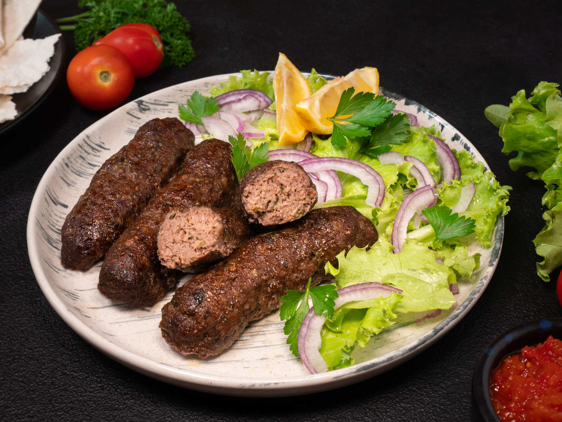 Lamb lyulya kebab