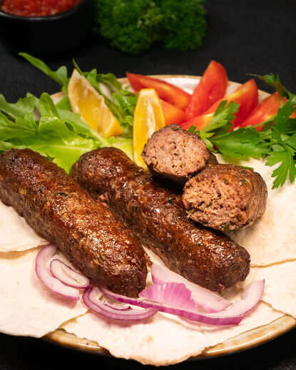 Beef lyulya kebab