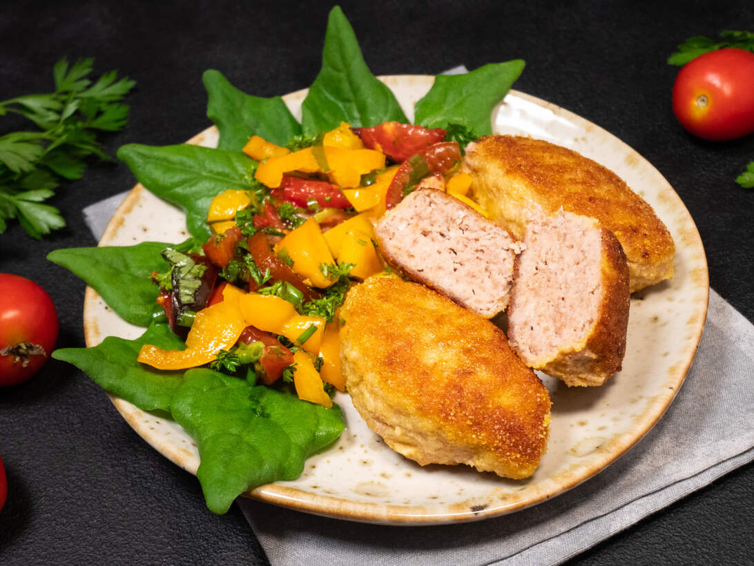 Filetes de carne picada de pavo