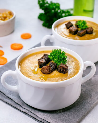 Vegetable cream soup