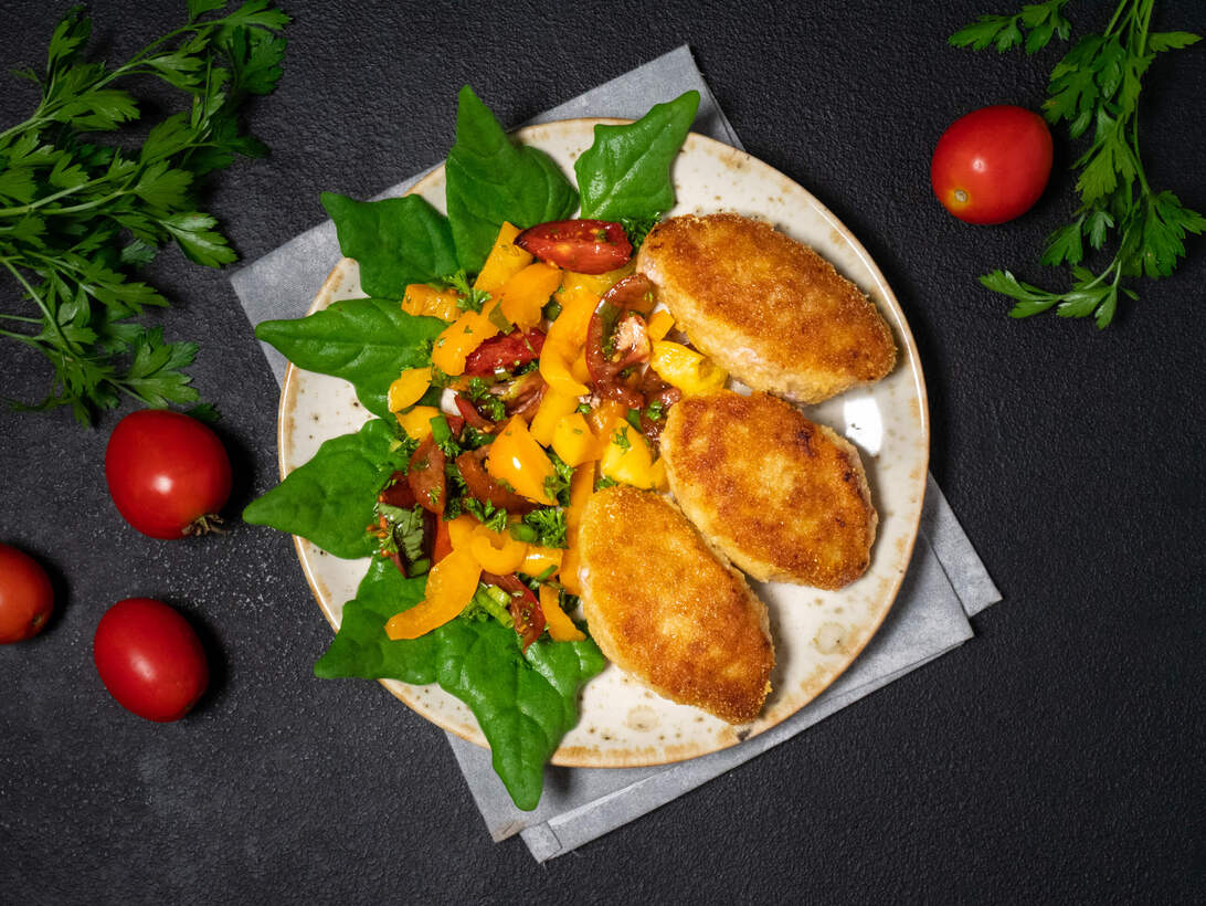 Filetes de carne picada de pavo