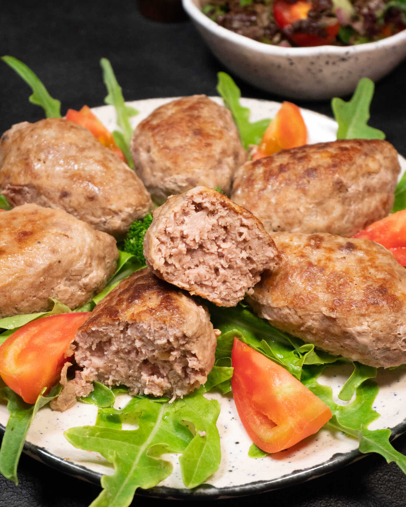 Filetes de carne picada de cerdo y ternera