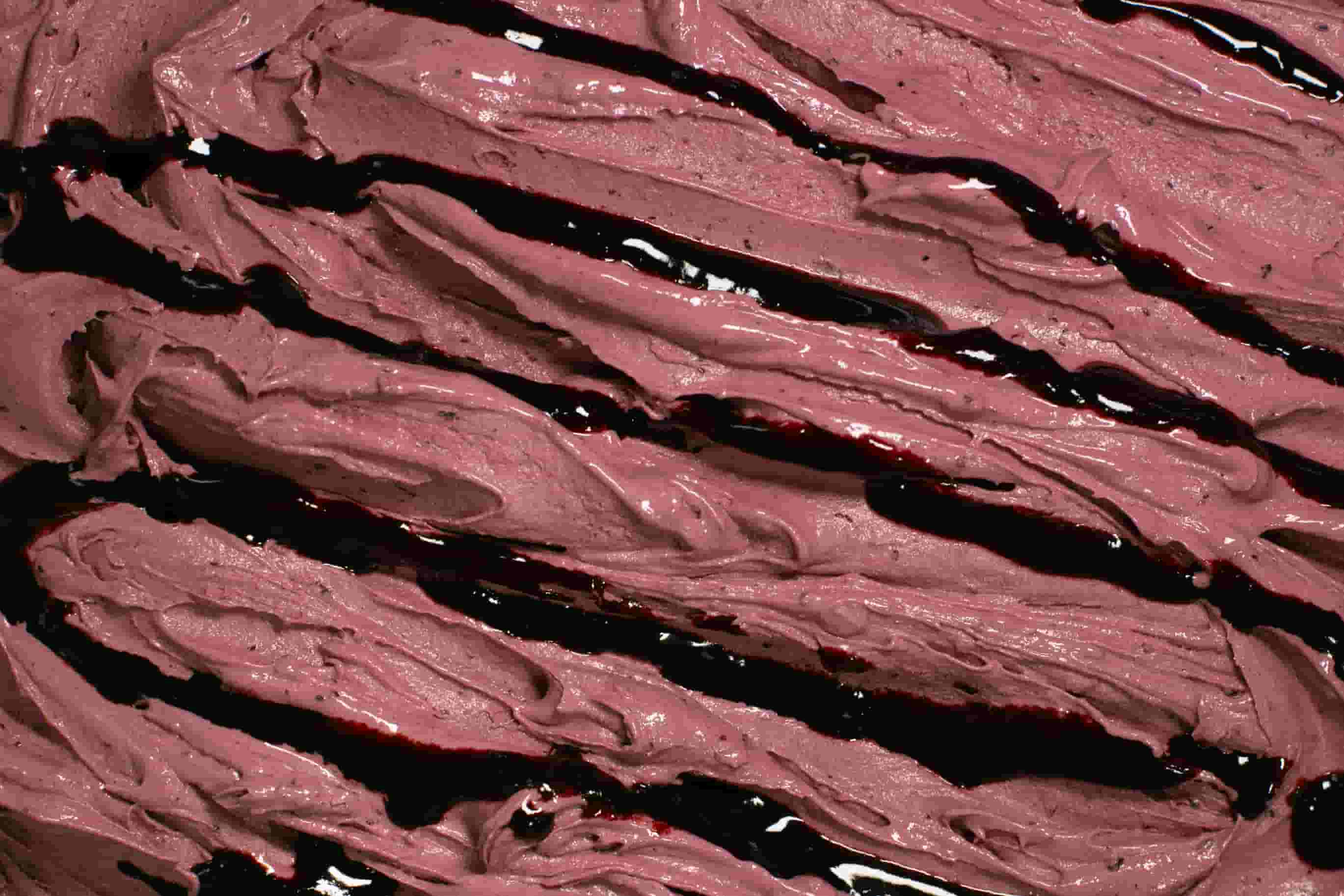 Джелато Чорнично-Фіалкове