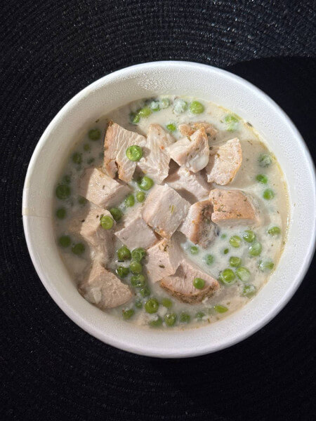 Філе індички в соусі горгонзола