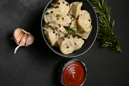 Pelmeni (Maultaschen) "Drei Fleischsorten"